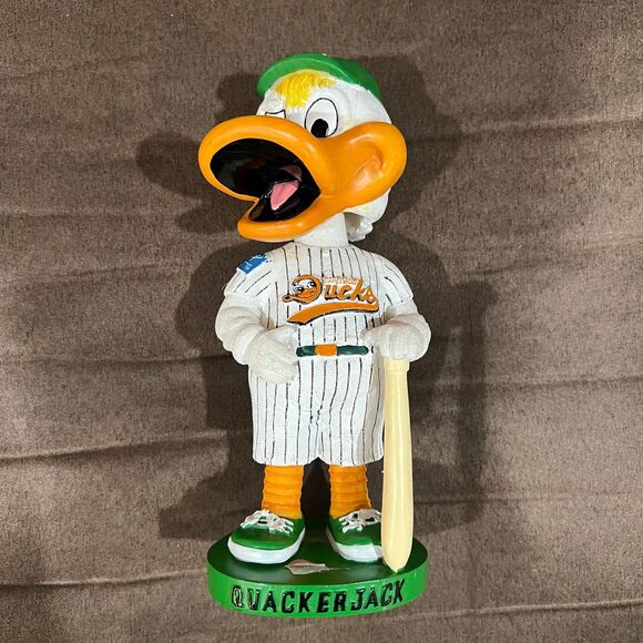 Long Island Ducks Mascot Bobblehead Quackerjack Minor League Vytra Sponsor 2000 - Picture 4 of 5